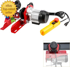 1 Ton 2204 LBS Electric Trolley for Power Hoist Fit 2.68 4.33