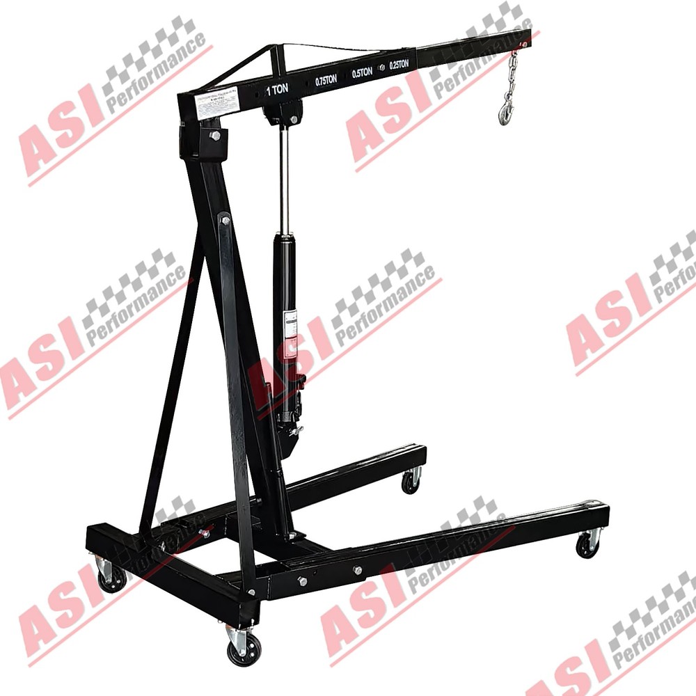 Heavy Duty 1 Ton Engine Crane Stand Hoist Lift/Hydraulic Folding Adjustable Lift
