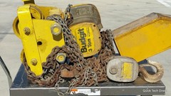 Lifttech Budgit Chain Hoist 3 Ton with Ibeam Trolley