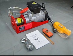 Portable Electric Hoist Construction Site Compact Lifting Crane Renovation Hoist