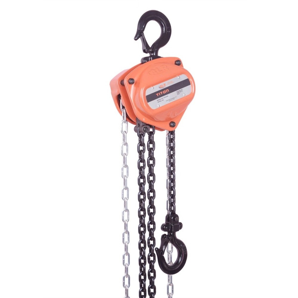 Titan TCH-015-20 1-1/2 Ton Manual Hand Chain Hoist 20 Ft Lift 3300 lb