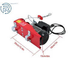 110V 880lbs Automatic Lift Electric Hoist with 328ft Wireless Remote Control