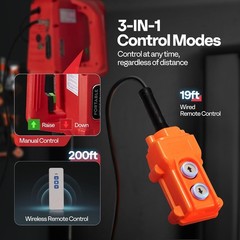 3 in 1 Electric Hoist 1100lbs