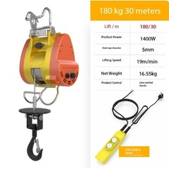 Mini Electric Hoist 220V Home Use Crane Winch Portable Winch Lifting Hoist