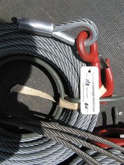GRIPHOIST T-20 with 2 60′ by 1/2″ Cables 2 5/16″ by 4′ Cables. HOIST