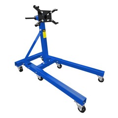 2000LBS Foldable Engine Stand Heavy Duty Motor Hoist Dolly w/360° Rotating Head
