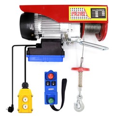 880lbs Mini Electric Hoist Winch Crane Lift WIRELESS Remote Control 110V/220V