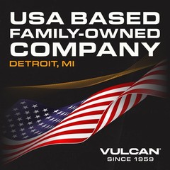 VULCAN Winch Cable – Self-Locking Swivel Hook – Galvanized Steel Core – 3/8 I…