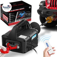3 in 1 Electric Hoist Winch 1,100Lb Wireless Remote Control, Cable Remote Contro