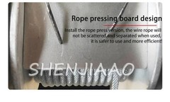 Portable Electric Hoist Home Portable Crane Hand Winch Block Wire Rope Hoist