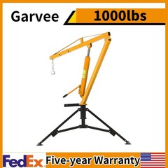 ⏯1000lbs Hydraulic Pickup Truck Crane with 360° Swivel 2-Inch Hitch Receiver