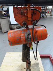 CM Lodestar RT2 3 Ton Electric Chain Hoist Lift Speed 460 PowerTrolley(24783)