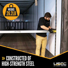 Adjustable Steel E Track Load Bars 92″-103″ (2-Pack) – 1,500 LBS Capacity