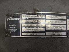 Ramsey WC130R, Ramsey Wildcat 130k hydraulic 2 SPEED winch, Ramsey 127302