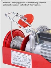 Mini Electric Hoist Compact Lifting Crane Home-Use Winch Winch Hoist 220V