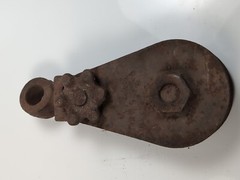 JOHNSON SINGLE 6 TON SHEAVE SNATCH BLOCK NEEDS REPAIR Restoration