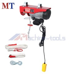 PA800 Electric Hoist 1760lbs Crane Winch w/ Wired Remote Control 1350W 110V