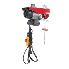 PA200 440lbs Electric Hoist w/ 14ft Remote, Dual Hook System, 110V 510W Motor