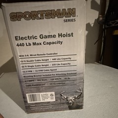 Sportsman Series Electric Game Hoist 440 lb Max Capacity MPN 220/440LB