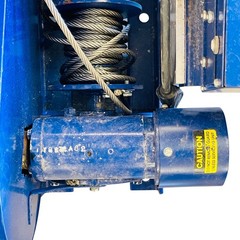 My-Te 510/9D Heavy Duty Winch Hoist 2000LB with Baldor L3507M Motor 3/4 HP