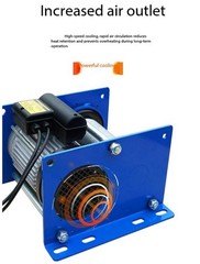 Small Wire Rope Remote-Controlled Electric Hoist Quick-Lifting Crane Winch