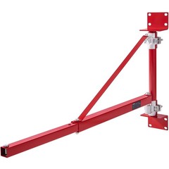 Heavy-Duty Wall Mount Jib Crane, 660 lbs Capacity, Electric Hoist Swing Arm, 180