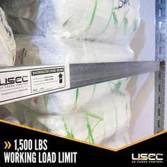 Adjustable Steel E Track Load Bars 92″-103″ (2-Pack) – 1,500 LBS Capacity