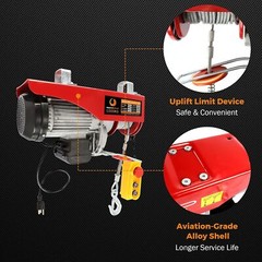 BEAMNOVA 110-120v 1 Ton Electric Hoist Winch 110-120 Volt 2200lbs Overhead Engin
