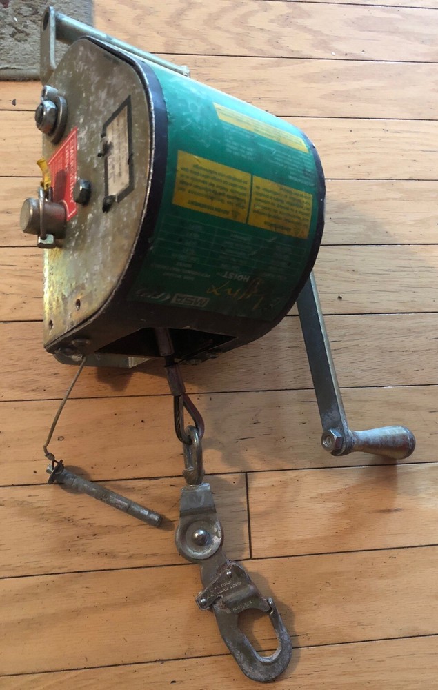 MSA/Rose Lynx Hoist Confined Space 50 Ft Side Mount Safety Equipment Hoist
