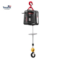 2-In-1 Electric Hoist Winch, 1100 Lbs Capacity, 1500W Portable Power Winch Crane