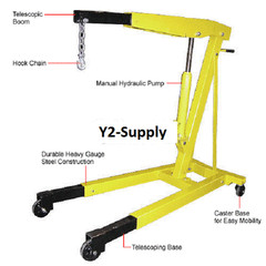NEW! Vestil Floor Crane with Telescopic Boom 6000 Lb. Capacity!!