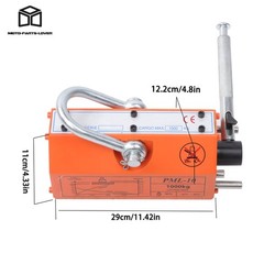 Neodymium Hoist 2 Safety Factor 2200Lbs/1000kg Magnetic Lifter Lifting Magnet
