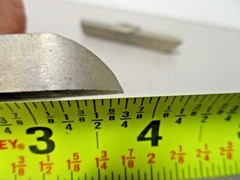 x2 Cleavland Tramrail 3-1/2″ Collector Shoe Insert 3-3/4″ x 1/2″ x 5/8″