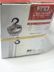 JET 3 Ton L-100 Series Hand Chain Hoist 20 ft. Lift, L100-300-20, 103220