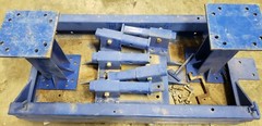 15 Ton Rolling Gantry Crane with 18′ Span-Adjustable Height 7.8ft-12.9ft NYS USA