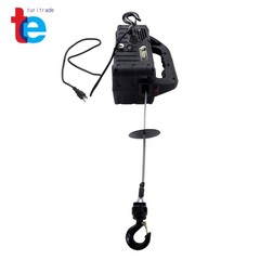 2-in-1 Electric Hoist Winch, 1100 lbs Lift Capacity, 1500W Portable Power Winch