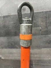 Chance Hoist 1 Ton Hot Stick Ratcheting Strap Hoist. Item ID #27. Used Surplus