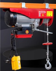 Portable Electric Hoist Construction Site Compact Lifting Crane Renovation Hoist