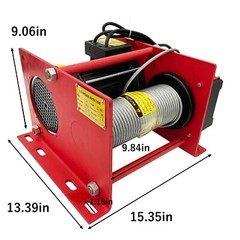 220V Electric Hoist Elevator Windlass Material Lifting Flat Towing 500-1000kg