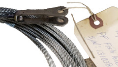 (1) PF FISH POLE HOIST S/N: 131038 (40 FT) CABLE WIRE ROPE CABLE R/O: 1072871