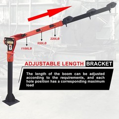 Pismire 0.5T Folding Truck Crane 12V Winch 360 Swivel 1 Pack