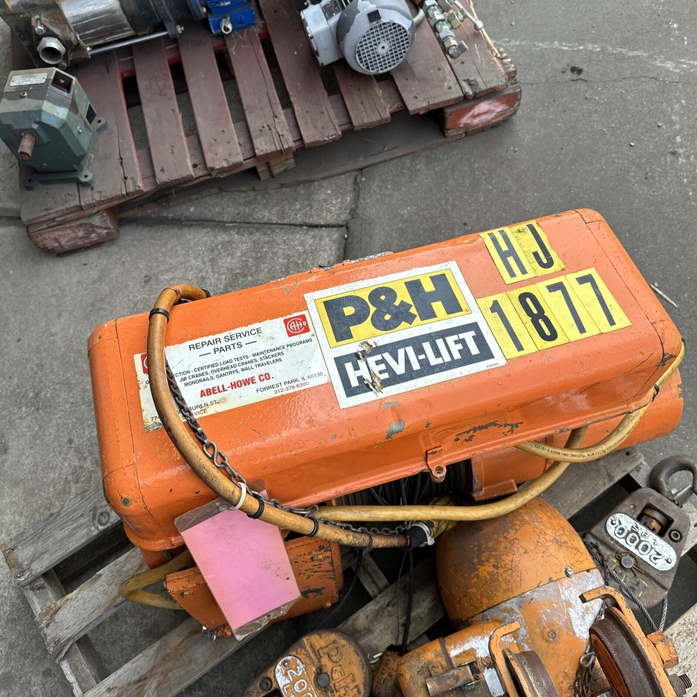 ph hoist 5100a1108-6 170/550 2/67 F184t 3phase 460 V