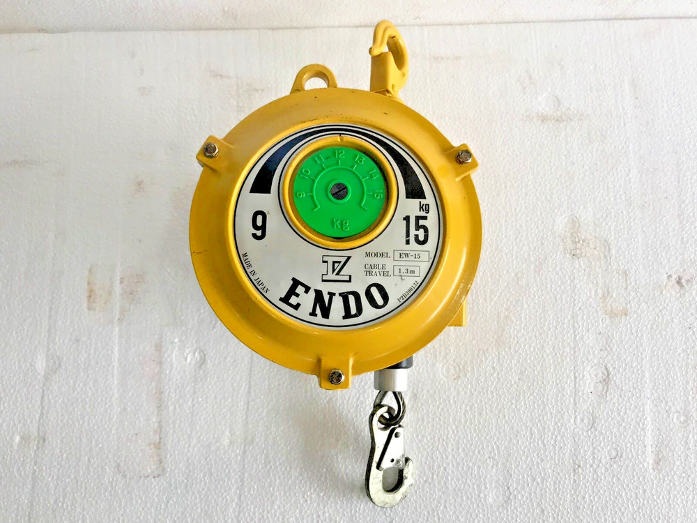 ENDO EW-15 Spring Tool Balancer 9-15 Kg 1.3 Meter Travel # Made In Japan