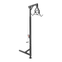 Hitch Mounted Deer Hoist 600lbs Capacity Hitch Game Hoist Adjustable Height