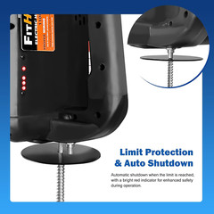 1100LBS Electric Hoist Winch 2-In-1 | 110V 1500W Portable Manual & Remote Contro