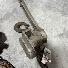 USA C&M 1.5 Ton Ratchet Link Chain Lever Hoist Come-A-Long 6′ Puller ED4U 2076A