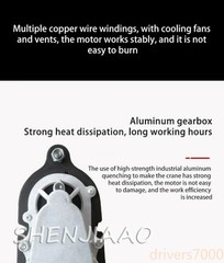 220v Portable Air Conditioning Traction Crane Lifting Elevator Electric Hoist