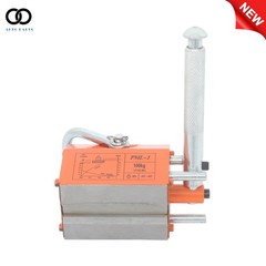220 lbs/100 kg Permanent Magnetic Lifter Lifting Magnet 2.5 Safety Factor Orange