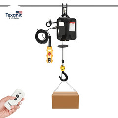 Electric Hoist Winch,1100Lbs 1500W Electric Hoist Winch Portable Winch with Wire