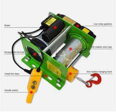 Hoist Electric Hoist 220v Wireless Remote Control Household Crane Rapid Lifting